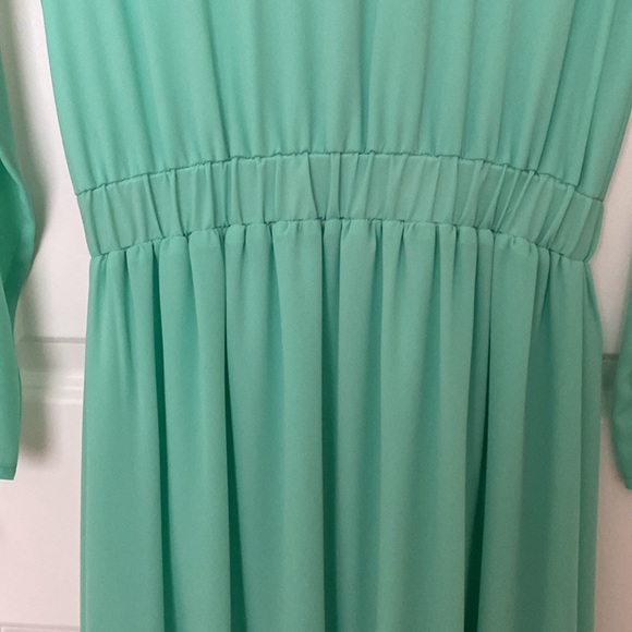 Modanisa Mint Green Long Dress - Picture 4 of 11
